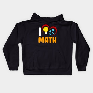 I love Math Kids Hoodie